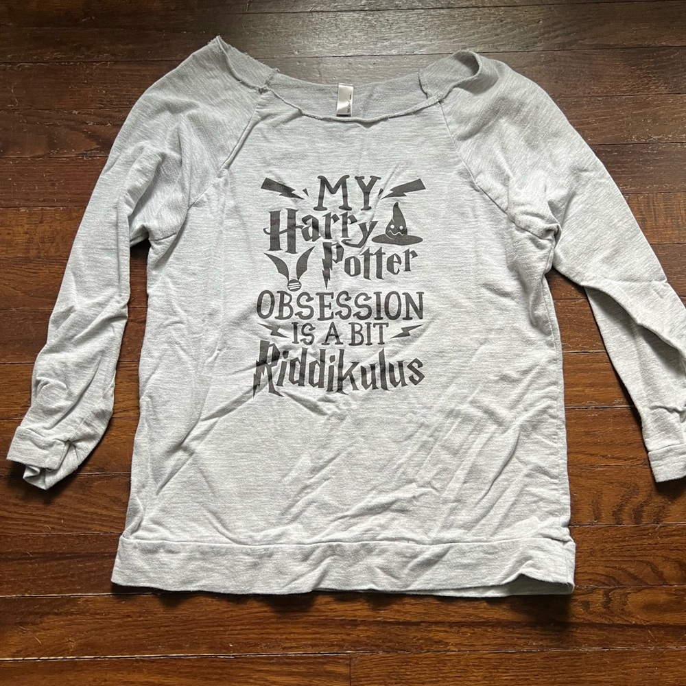 Harry Potter 3/4 sleeve sweatshirt